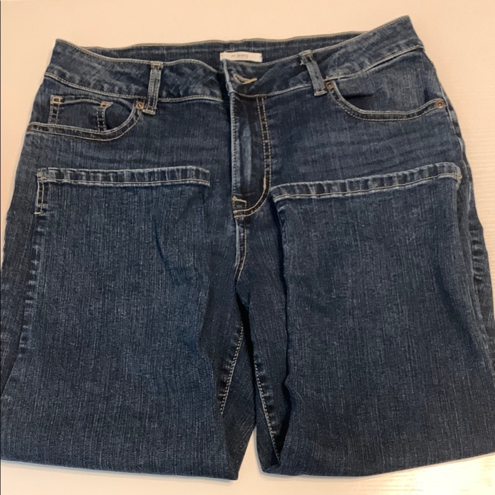 Classic Blue Denim Capri's